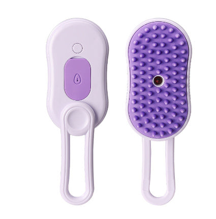 3-in-1 Steamy Pet Brush – Electric Grooming & Hair Removal