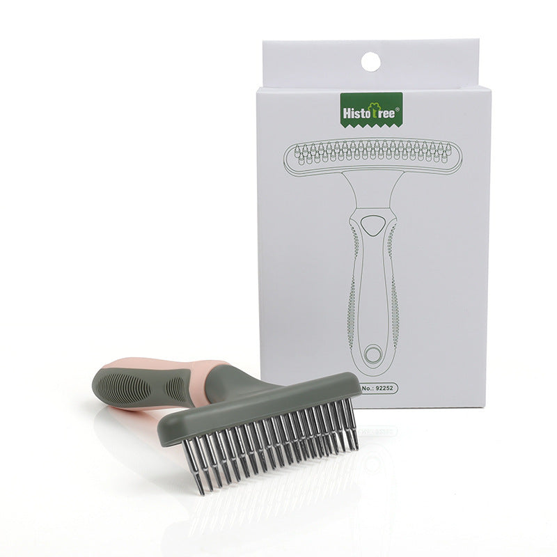 Double Row Pet Comb – Grooming & Cleaning Brush