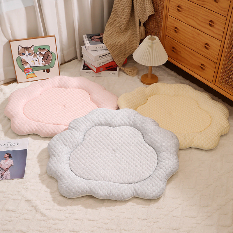 Summer Cooling Pet Bed – Ice Mat Nest for Cats & Small Dogs