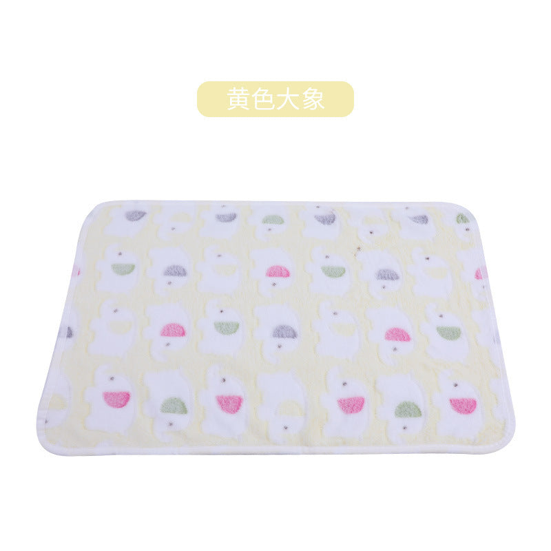 Flannel Pet Blanket – Warm Autumn & Winter Dog & Cat Floor Mat