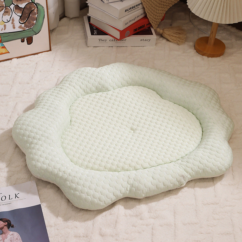 Summer Cooling Pet Bed – Ice Mat Nest for Cats & Small Dogs