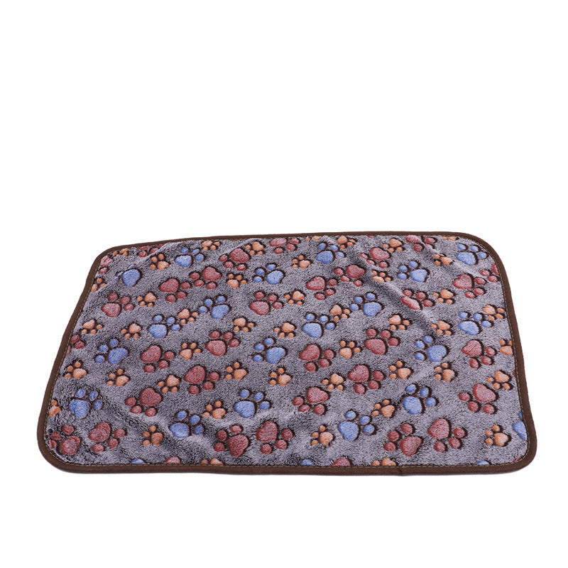 Flannel Pet Blanket – Warm Autumn & Winter Dog & Cat Floor Mat