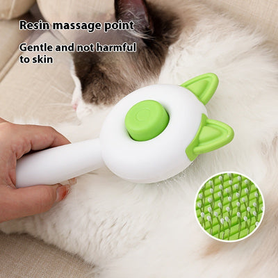 Self-Cleaning Pet Hair Remover Brush – Grooming Comb